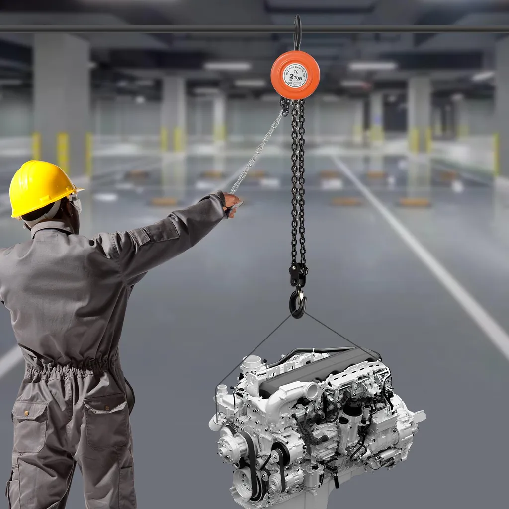 Palan à chaîne manuel 2 tonnes avec levage de 3m - Modèle Pro Industriel - 3