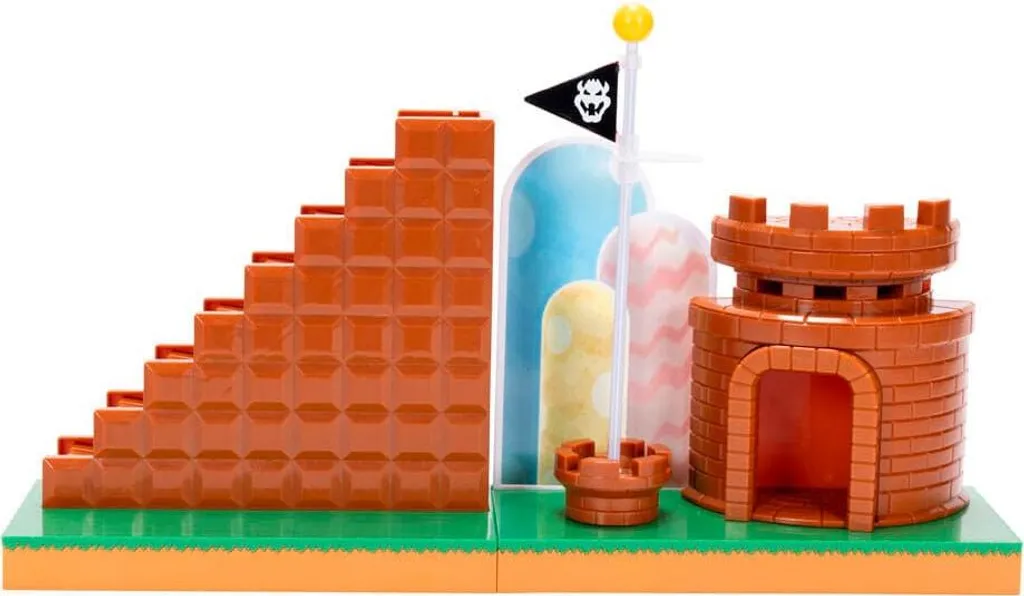 Coffret Super Mario Bros Level End avec Figurines et Accessoires de Jeu