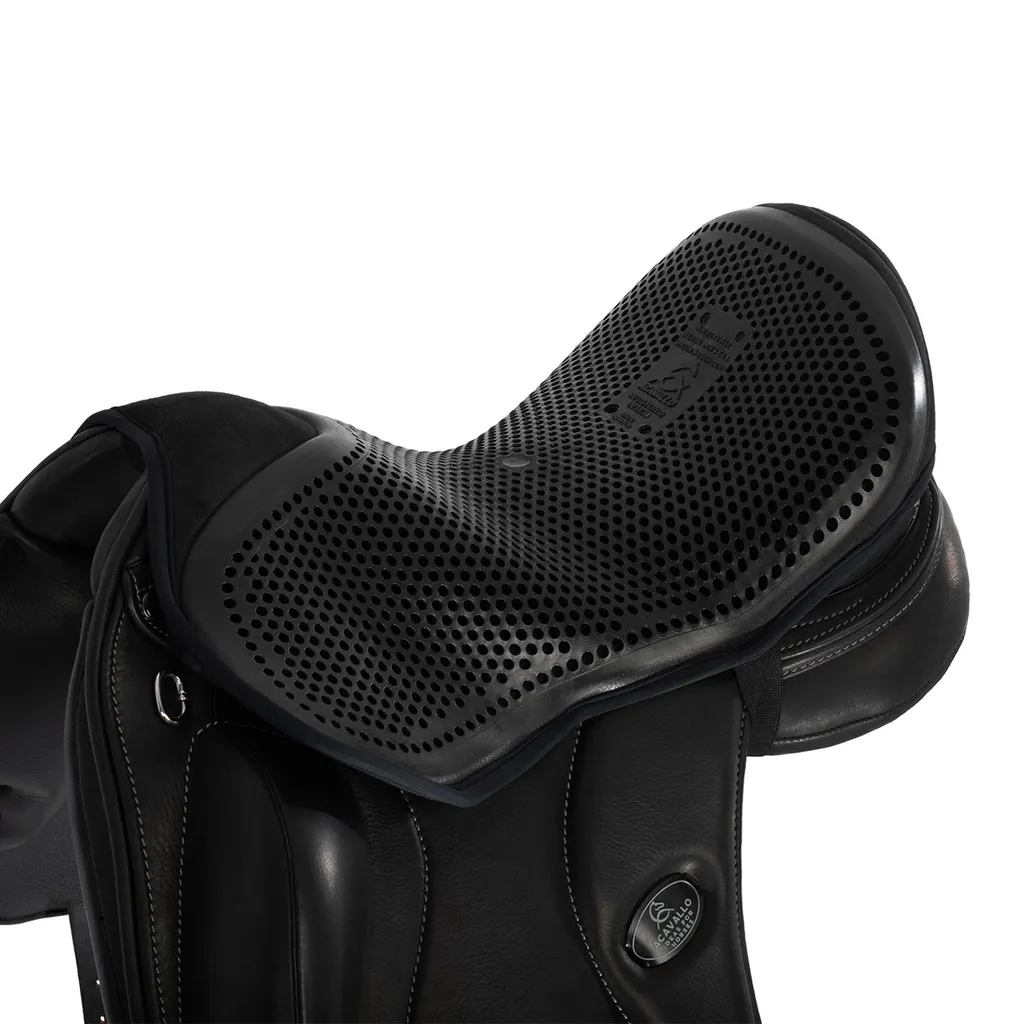 Acavallo Gel-out Dri-lex Protège-siège Noir L pour Selle d'Équitation