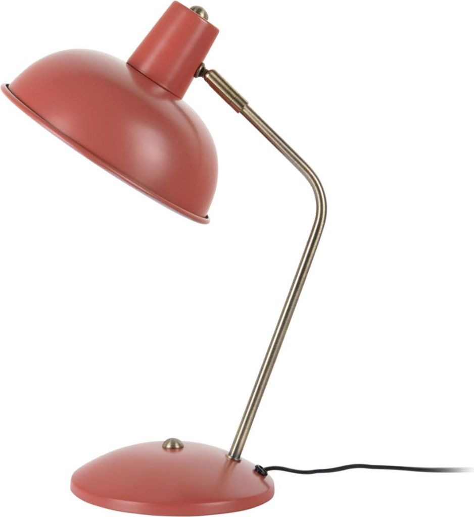 Leitmotiv - Tischleuchte Hood - Rot - 26x20x38cm Tischlampe - Nachttischlampe, Wohnzimmer, Schlafzimmer