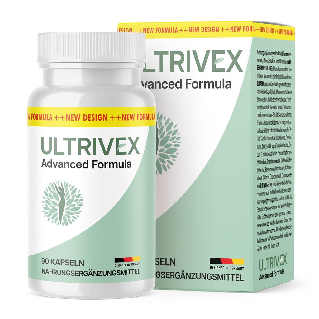 Ultrivex Kapseln | Für deine körperliche Balance | Reich an Vitaminen & Mineralstoffen | 90 Kapseln