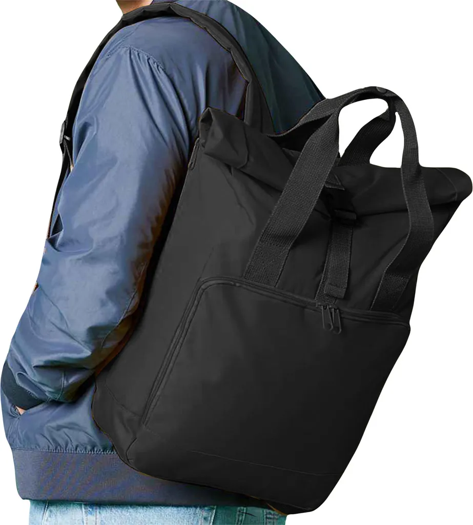 Sac à dos pour ordinateur Bagbase PC4949 Roll Top en matières recyclées - 2