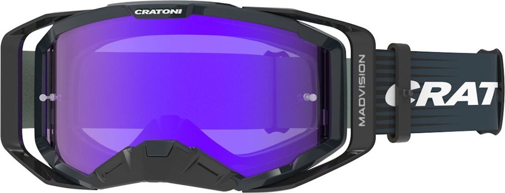 Cratoni MX GOGGLE Madvision Color + Sport Fahrradbrille Downhill Brille