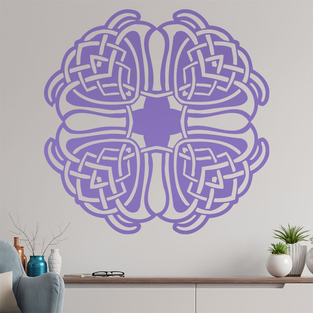 keltische Knoten Wandtattoo in 6 Größen - Wandaufkleber Wall Sticker - Dekoration, Küche, Wohnzimmer, Schlafzimmer, Badezimmer
