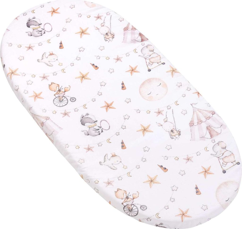 Candy Circus Spannbettlaken mit Gummiband 80x40cm Produktbild 