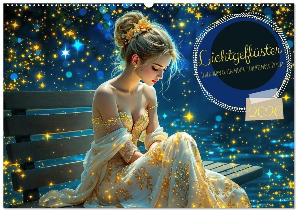 Lichtgeflüster (Wandkalender 2026 DIN A2 quer), CALVENDO Monatskalender