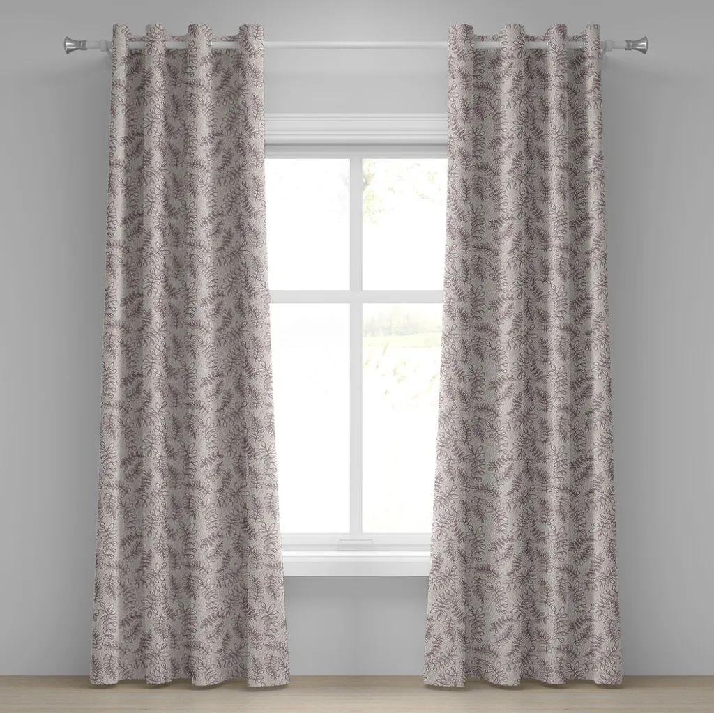 Tende Decorative ABAKUHAUS Medievale Antico 280x245 cm Beige
