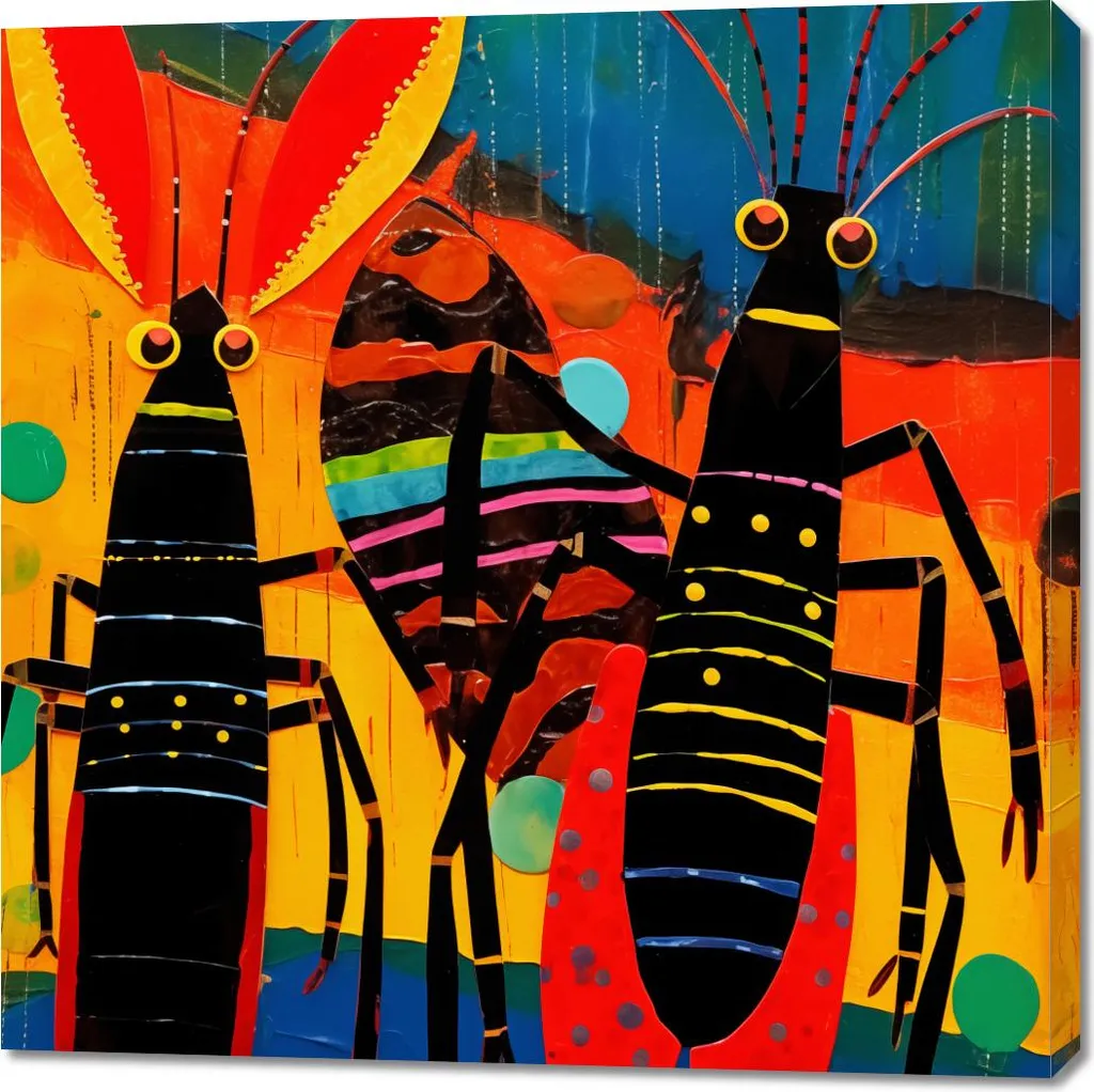 Quadro 100x100 cm Ritmi danzanti
