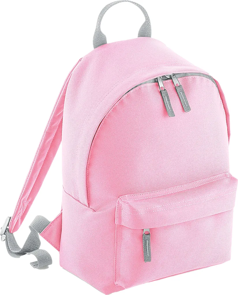 Bagbase - Zaino "Fashion", Mini BC5522 (taglia unica) (rosa/grigio chiaro)