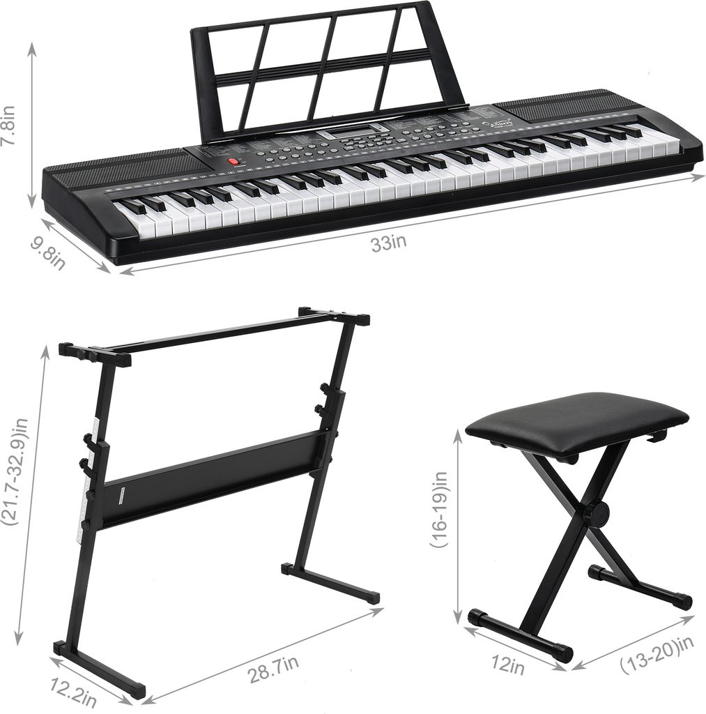 FCH 61 kláves E Keyboard，Elektronické piano, digitální Obrázek produktu 2