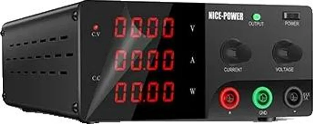 Alimentation CC Variable 60V 10A Haute Précision - Sortie Unique Noire - 2