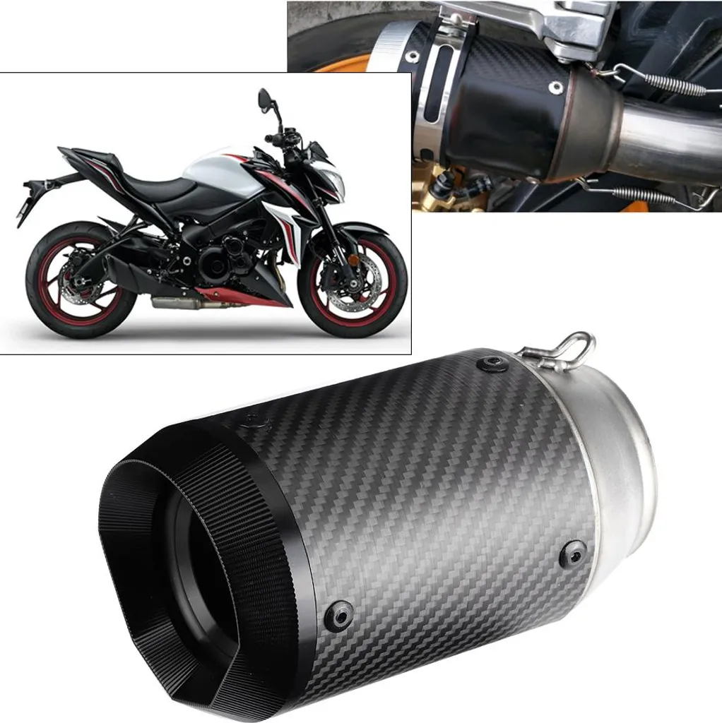 Échappement Moto 51mm Carbone : Supprimez le Poids de votre Kawasaki Z900
