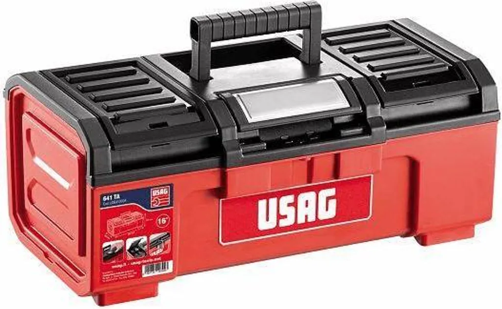 Boîte à outils transportable 16 pouces USAG pour atelier et chantier