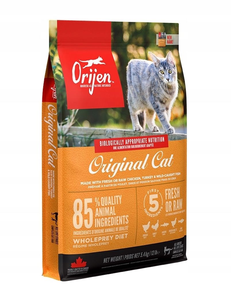ORIJEN Original Cat - Trockenfutter für Katzen - 5 4 kg Produktbild 