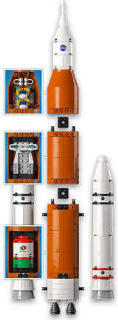 Jeu de construction centre spatial LEGO 60351 avec fusée et figurines - 38