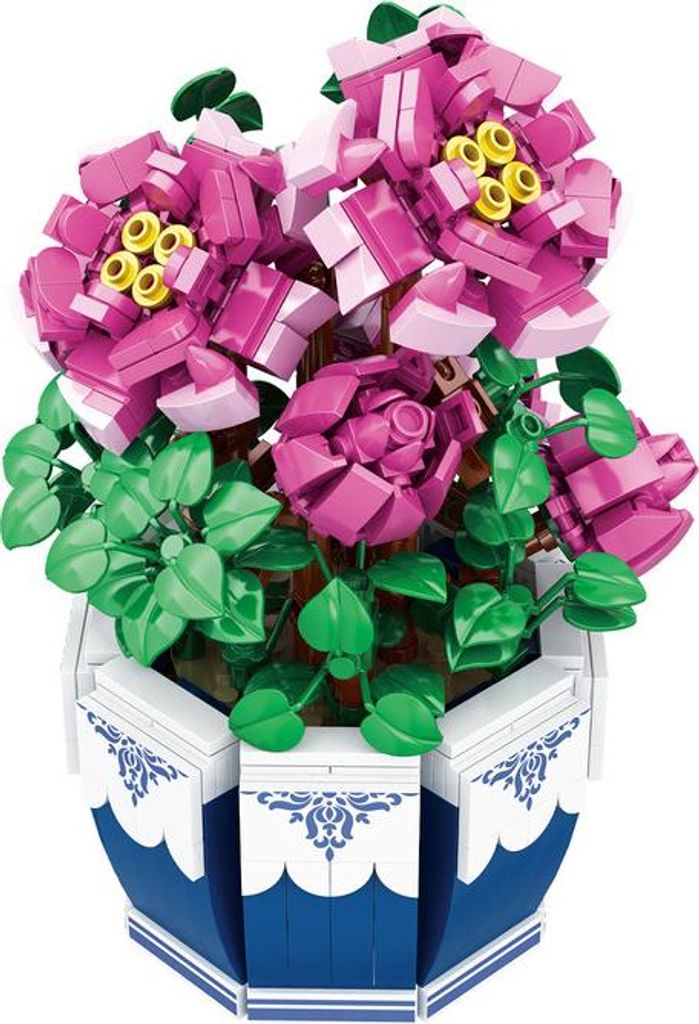 Pfingstrose Bauset, Kleinteilige Blumenbausteine, Obrázek produktu 