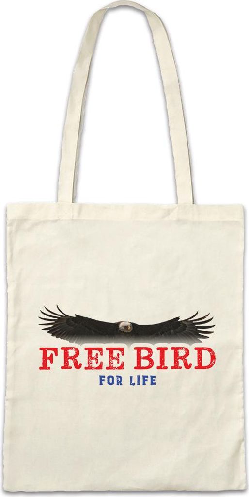 Urban Backwoods Free Bird For Life II, Stofftasche, Farbe: Beige