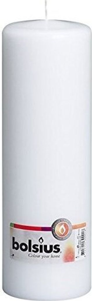 Stumpenkerze 250/78mm Weiß Produktbild 