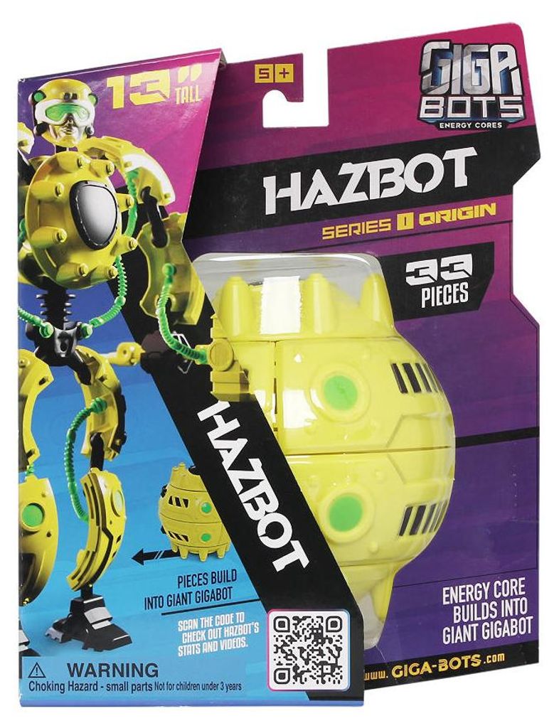 GIGA BOTS Energy Core Actionfigur Hazbot - 33 cm Roboter Spielzeug
