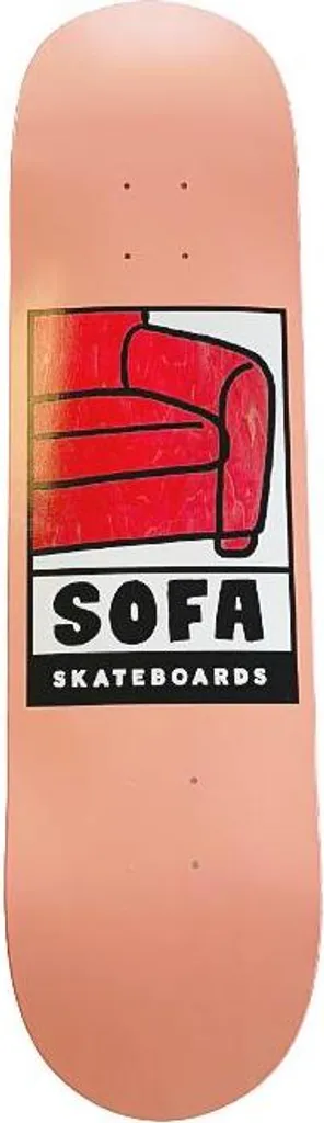 Skateboard Deck 8.375" Misc-4 Rouge Sofa Skateboards avec Pop Durable