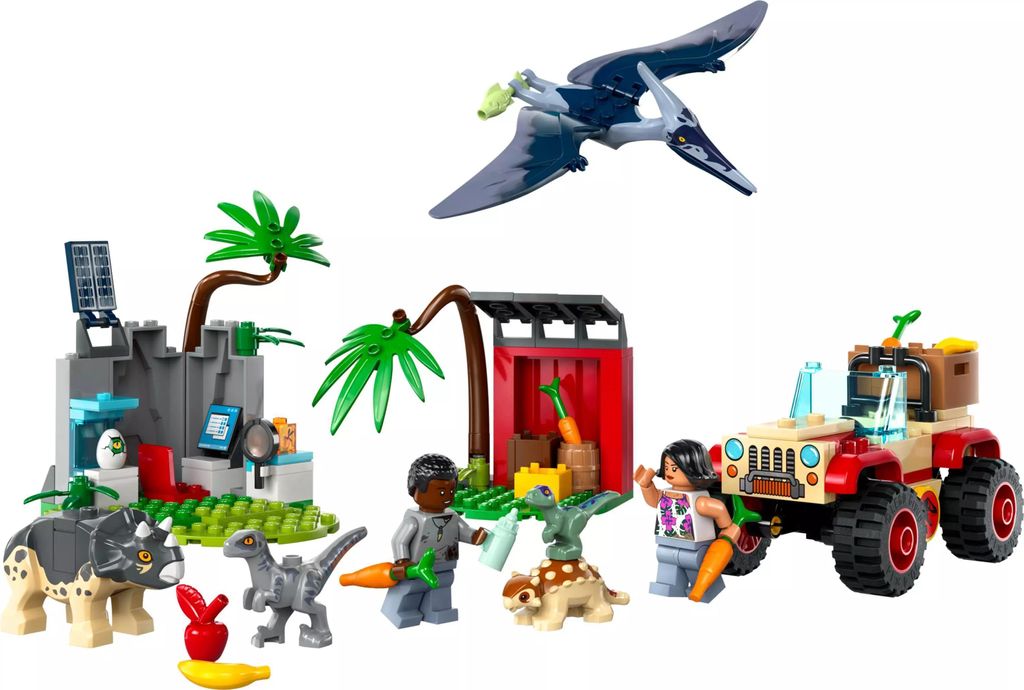Baby Dinosaur Rescue Center - Jurassic World LEGO 76963 Productafbeelding 