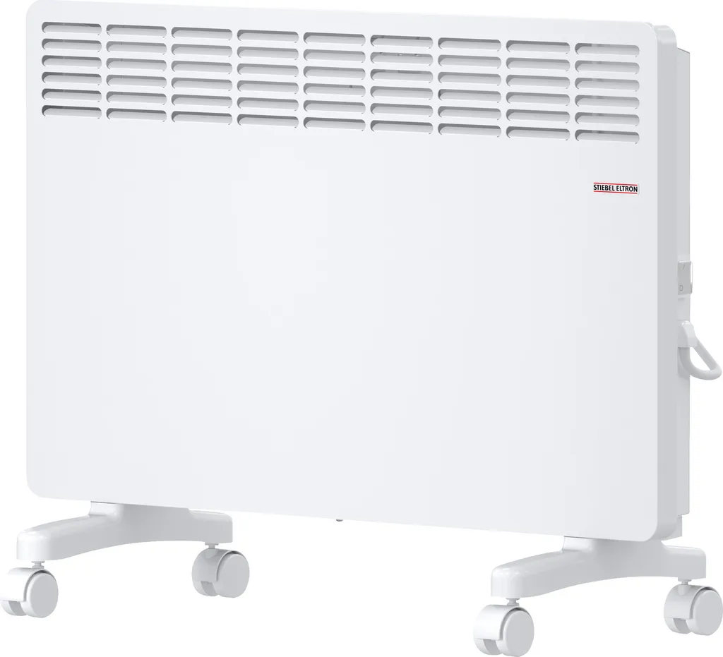 Radiateur électrique sol 2 kW contre le froid, installation sans outils