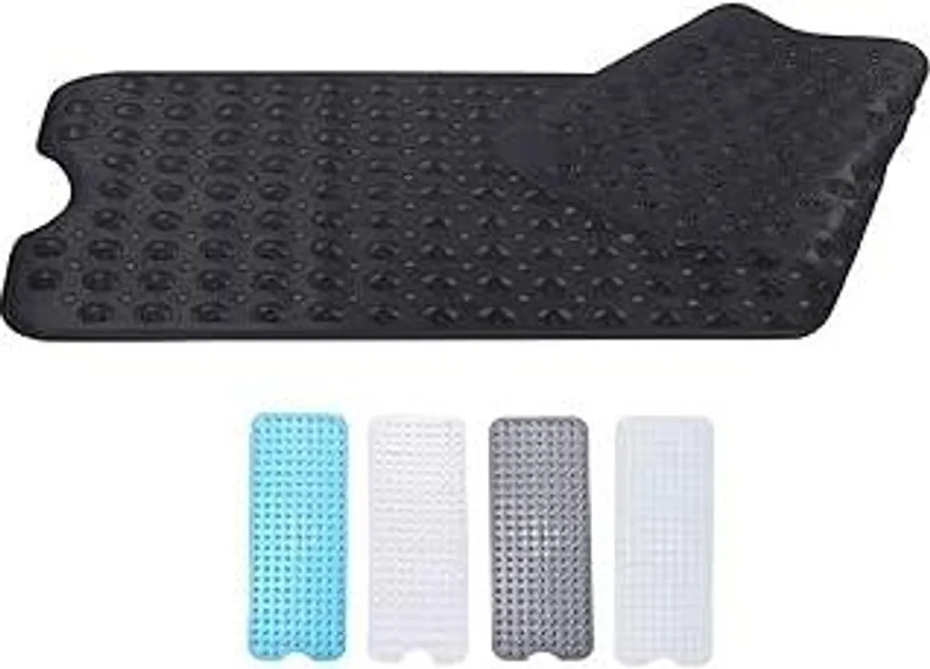 Tappetino Nero Vasca Zuvo 100x40 cm | Lavabile e Antimuffa per Bambini