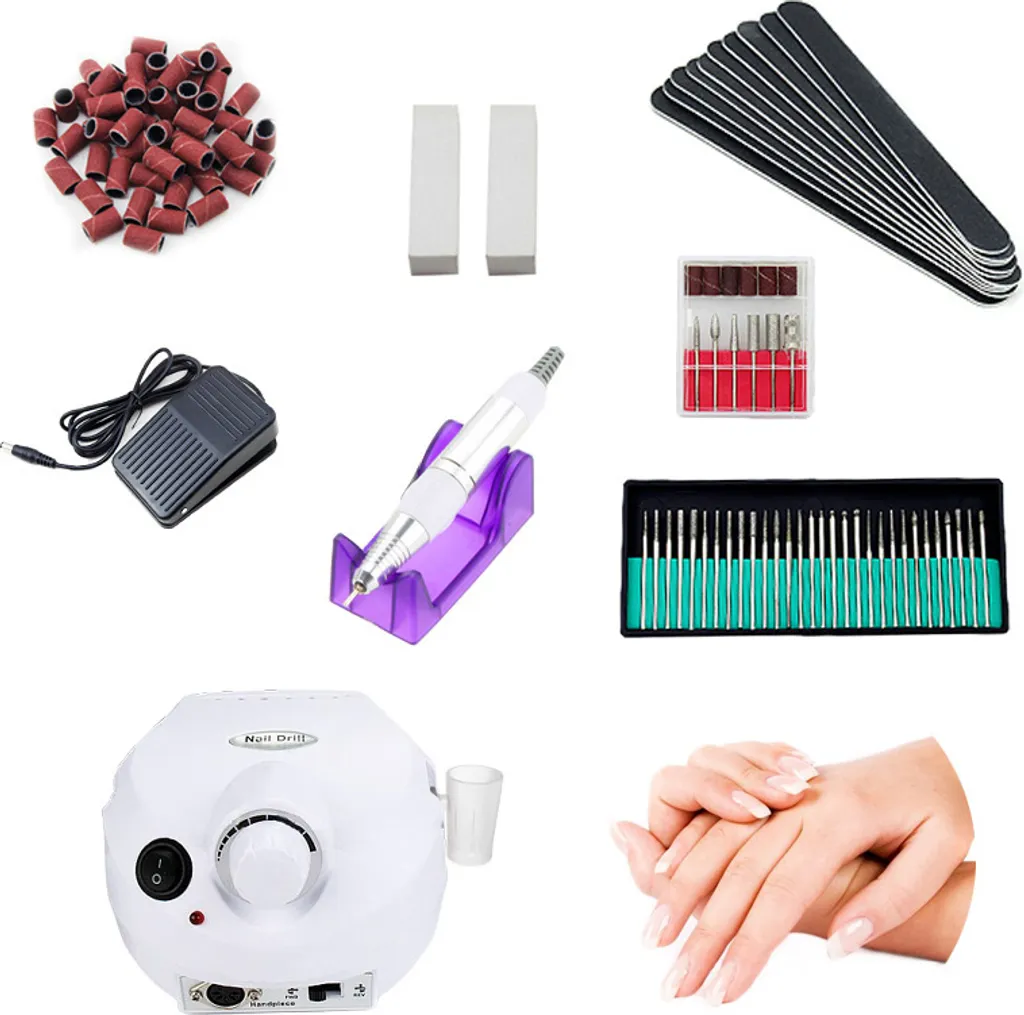 Set Fresa Unghie Yakimz Bianco-B: Prezzo Imbattibile per Pedicure Casa