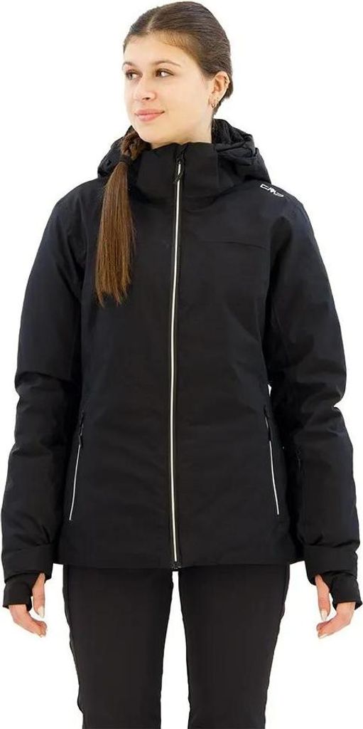 Cmp Woman Jacket Zip Hood Nero Nero 40
