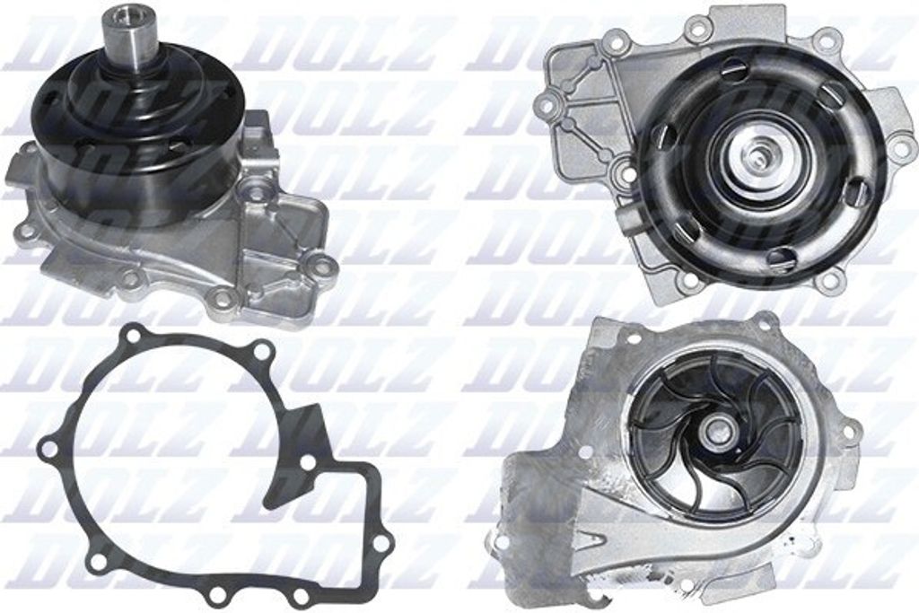 DOLZ Kühlmittelpumpe Wasserpumpe passend für MERCEDES-BENZ SPRINTER 3,5-t Kasten (906) M248