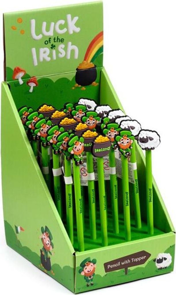 Luck of the Irish Bleistift mit PVC-Oberseite