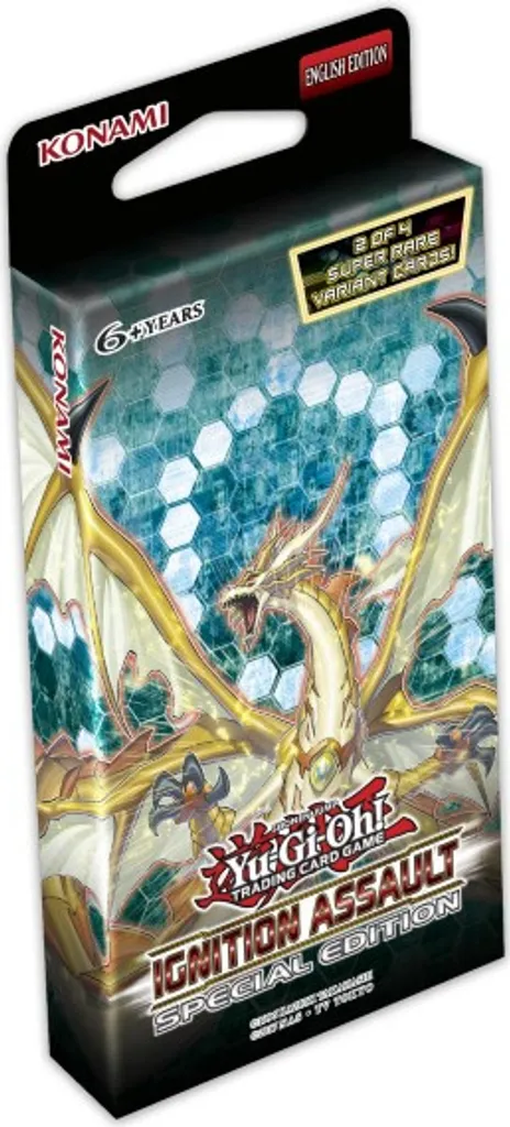 Pack Yu-Gi-Oh! avec Cartes Super Rares Variant Ignition Assault JCC