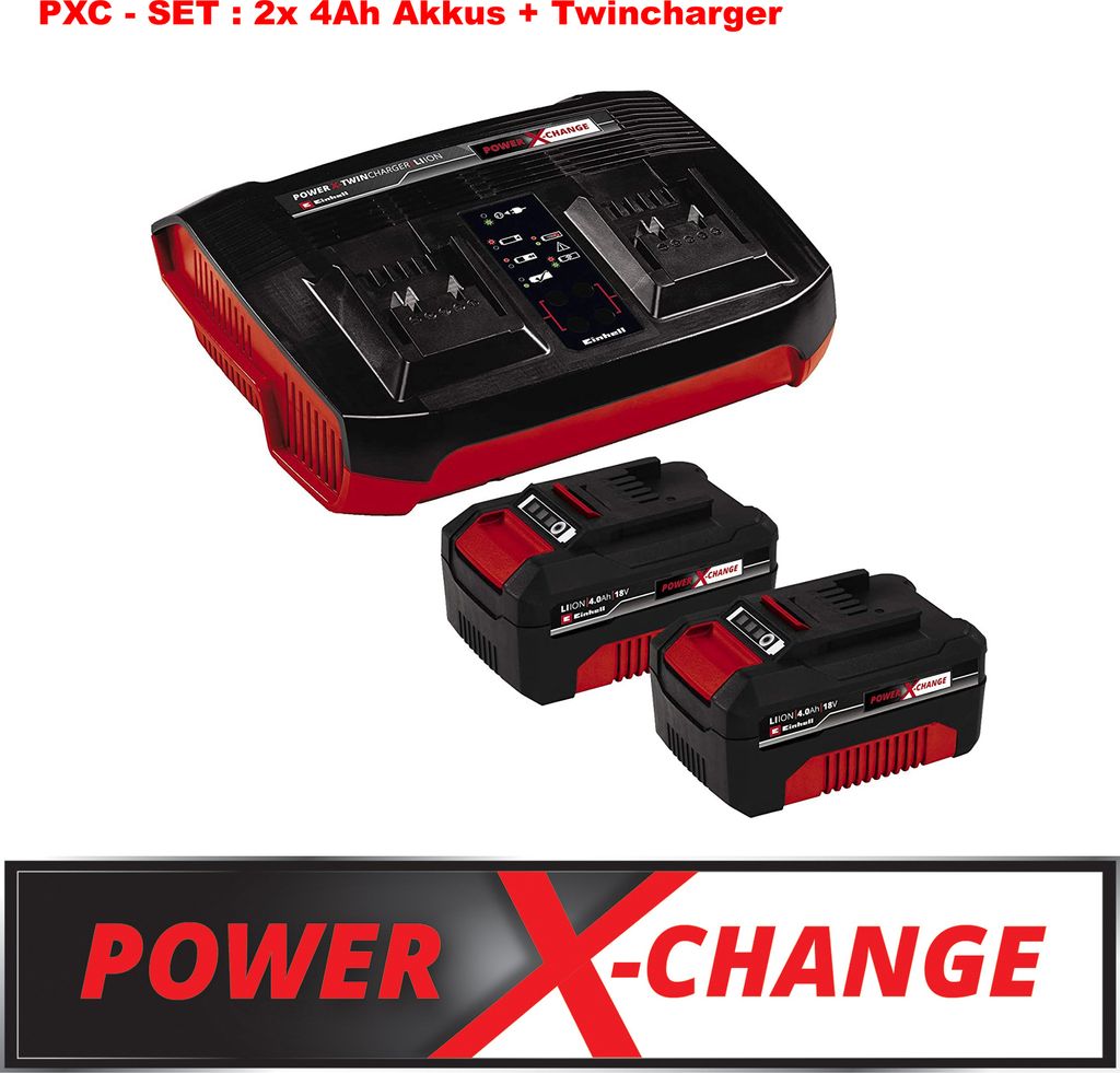 Einhell Power X-Change PXC Starter Kit 2x 4.0Ah & Zdjęcie produktu 21