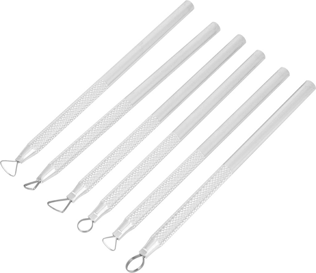 6 Teile/satz Aluminium Legierung Gravur Carving Schaber Ton Keramik Sculpting Werkzeug Set