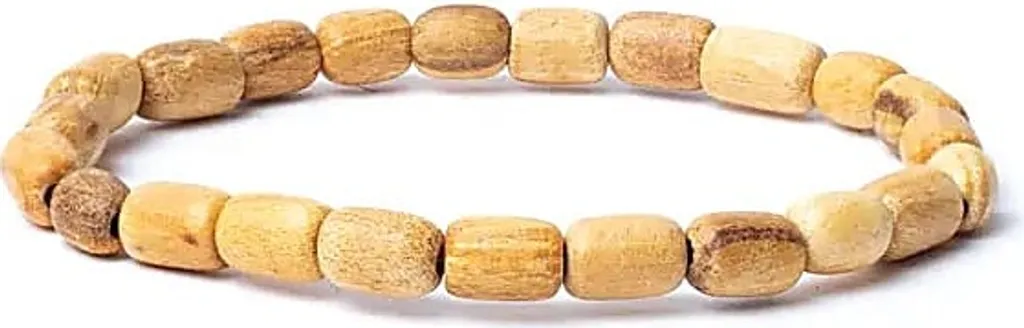 Tube Palo Santo 8x0,8cm pour bracelet DIY : bois naturel anti-stress x2
