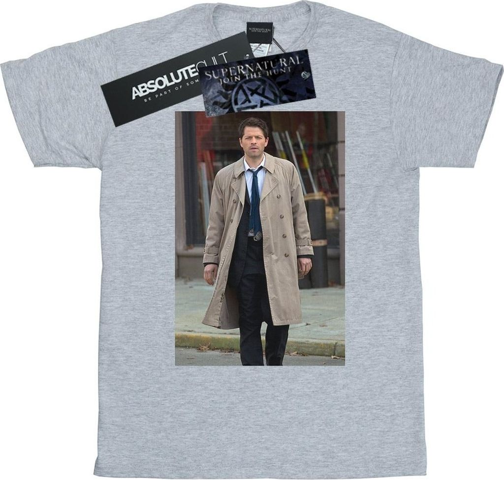 Supernatural - T-Shirt für Damen BI44414 (XL) (Grau)