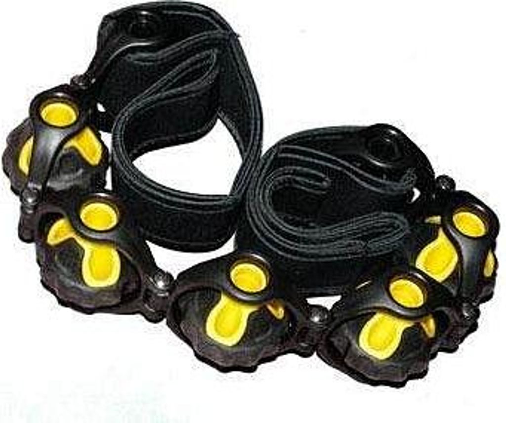 Massagegürtel mit Schlaufen RS11 Sedco 110 cm gelb/schwarz schwarz