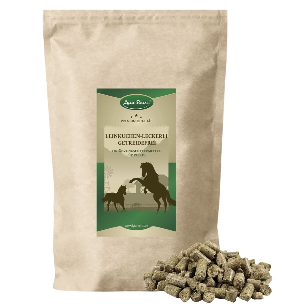 5 kg Lyra Horse® Leinkuchen Leckerli Produktbild 