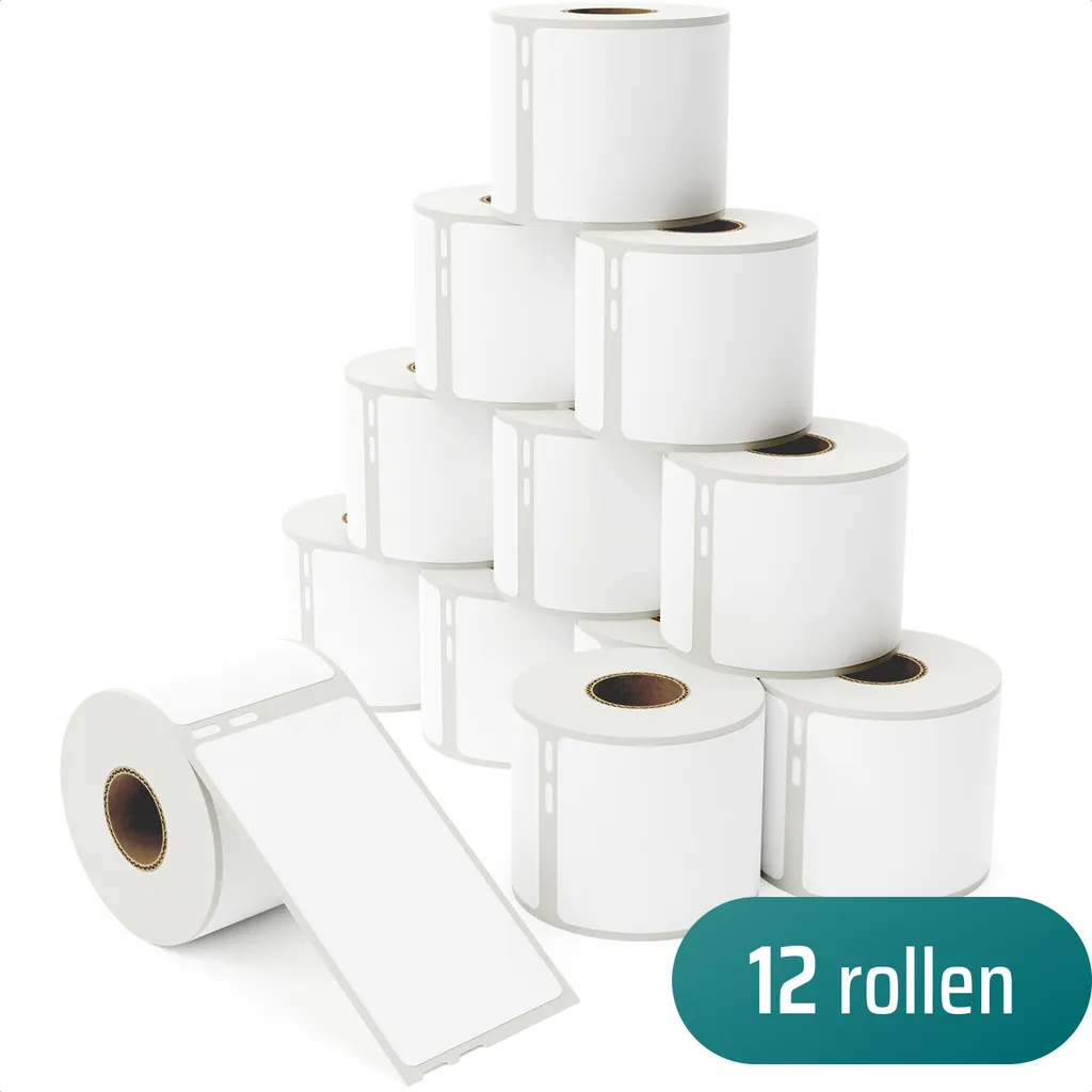 Etichette compatibili Dymo - 54 x 101 mm - 99014 / S0722430 - Adatte per la serie DYMO® LabelWriterTM 450 - 220 etichette di mailing per rotolo - 12 rotoli