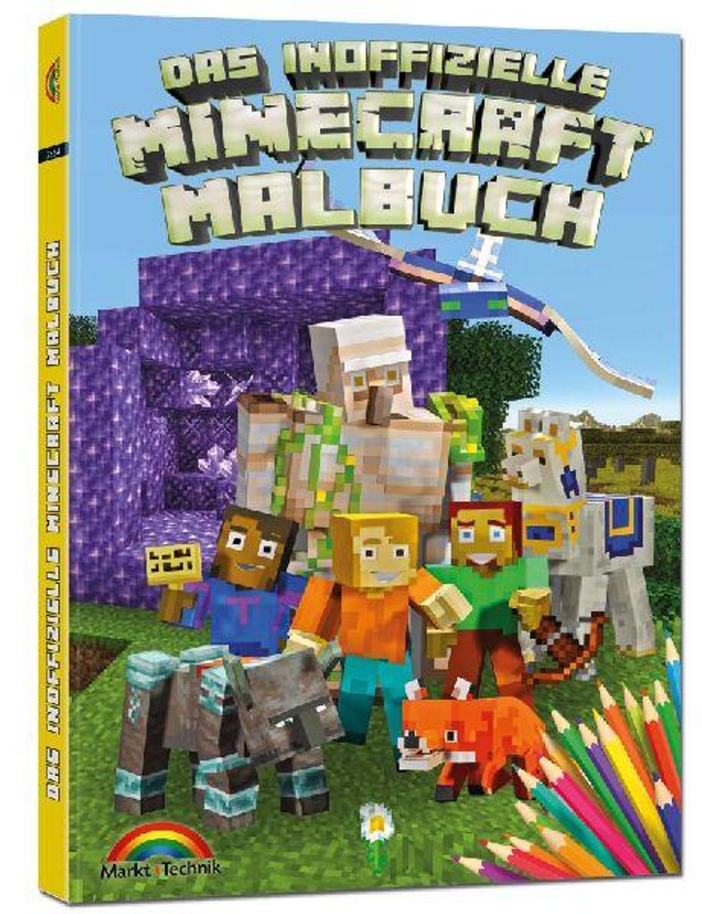 Das inoffizielle Minecraft Malbuch für Kinder und Produktbild 