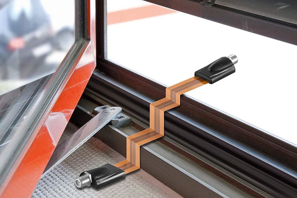 Fensterdurchführung für KoaxKabel 50cm " Kaufland.de