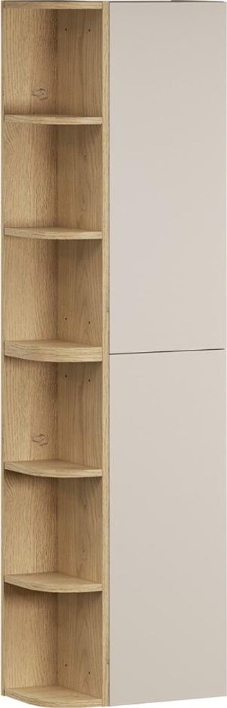 Badezimmer Hochschrank mit 45 cm Breite in kaschmir und Produktbild 