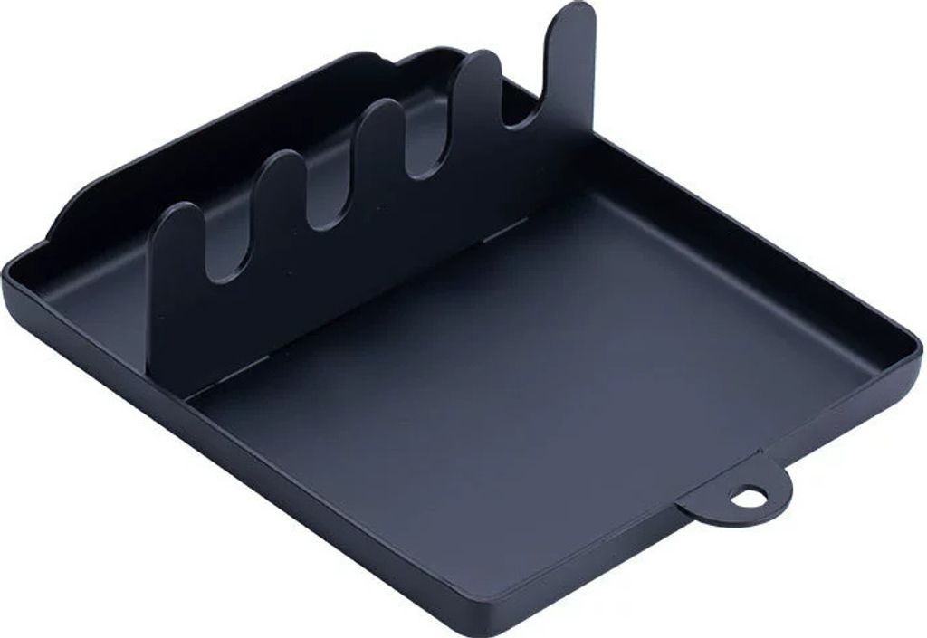 Deckelhalter, Löffelablage – spülmaschinenfest, lebensmittelechter Edelstahl 304, Küchenutensilienablage für Topfdeckel, Löffel, Essstäbche...