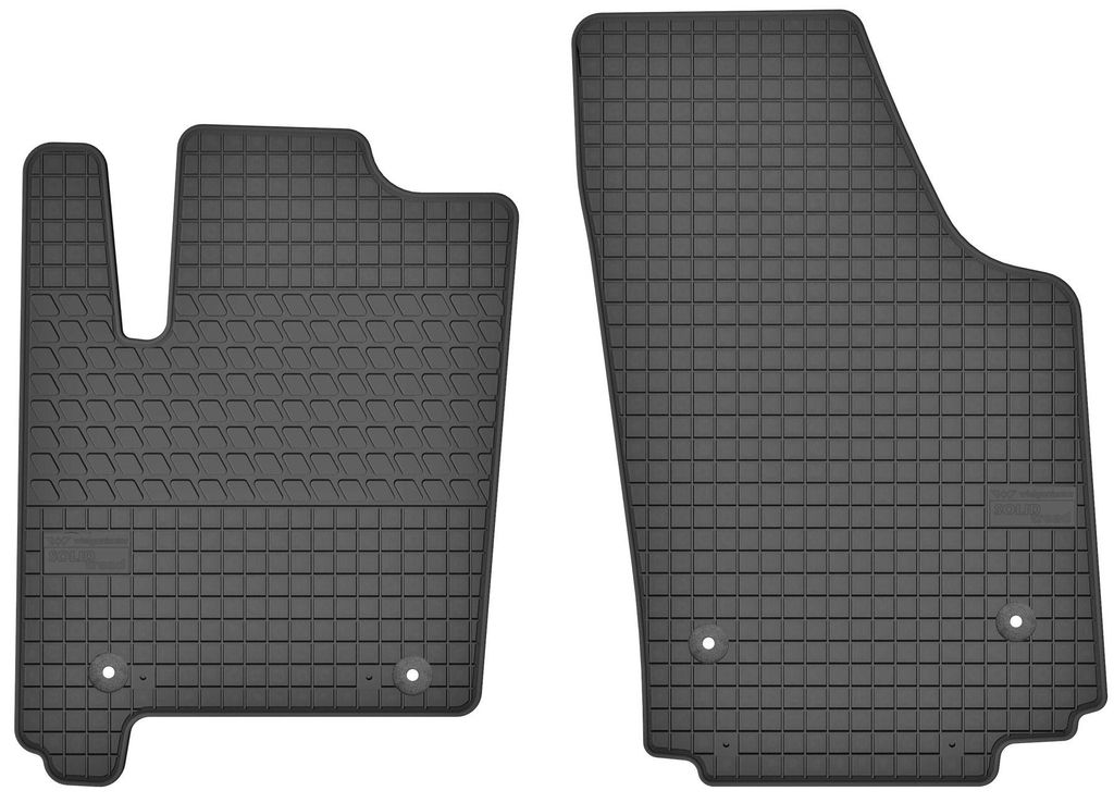 Gummi-Fußmatten vorne für Opel Meriva A 2002-2010 (Minivan) Produktbild 