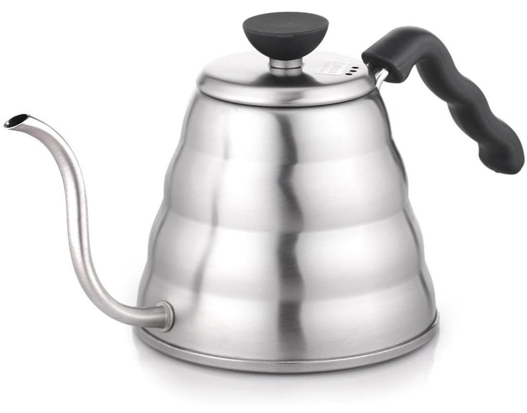 Hario Buono, 1,2 l, Silber, Schwarz, Edelstahl, Phenol, Produktbild 