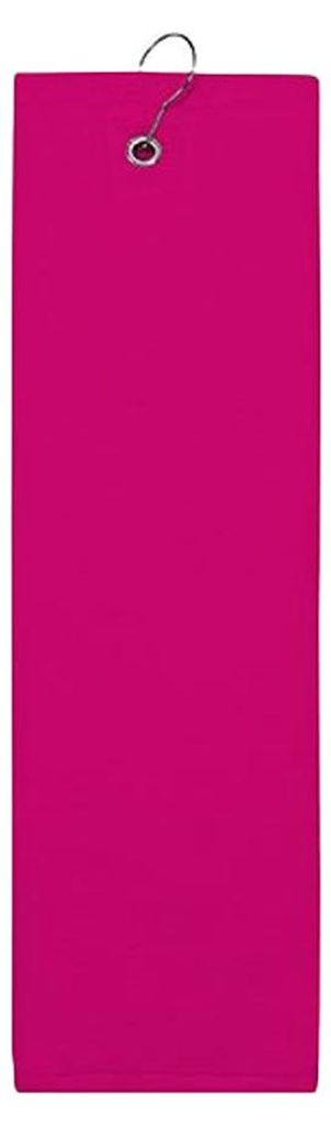 The One Towelling - Golf-Handtuch, Unifarben, Feuchtigkeitsabweisend LT3988 (Einheitsgröße) (Magenta)