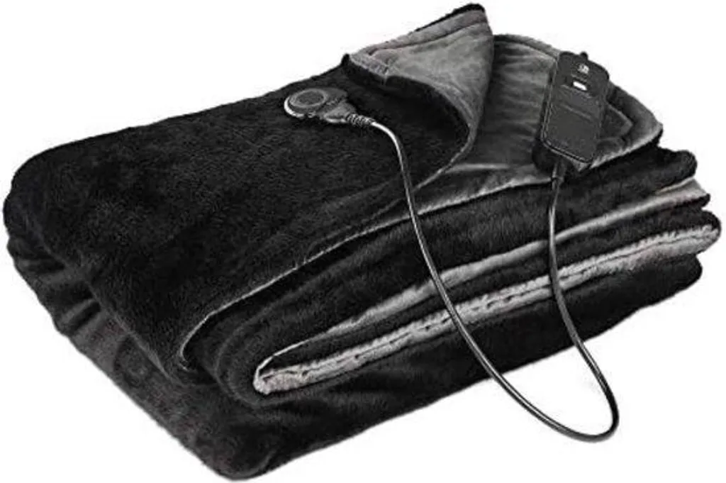 Plaid chauffant électrique Warm - Surmatelas thermique doux et lavable