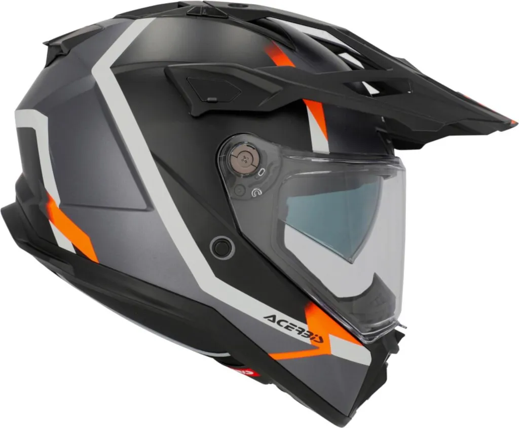 Casque ACERBIS Attack avec Ventilation Optimisée Noir et Orange - L - 2