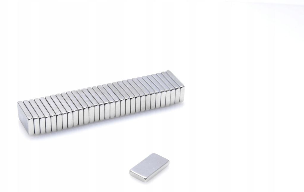 Top Magnesy - 50 Stück Neodym Magnete 13x7x2 mm N38 - extra starke Haftmagnete für Montage, Werkstatt & Industrie