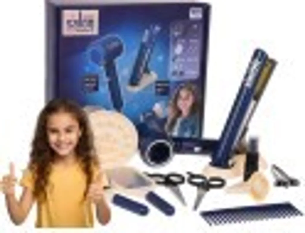 Set de coiffure enfants sécurisé pour jouer sans abîmer les cheveux